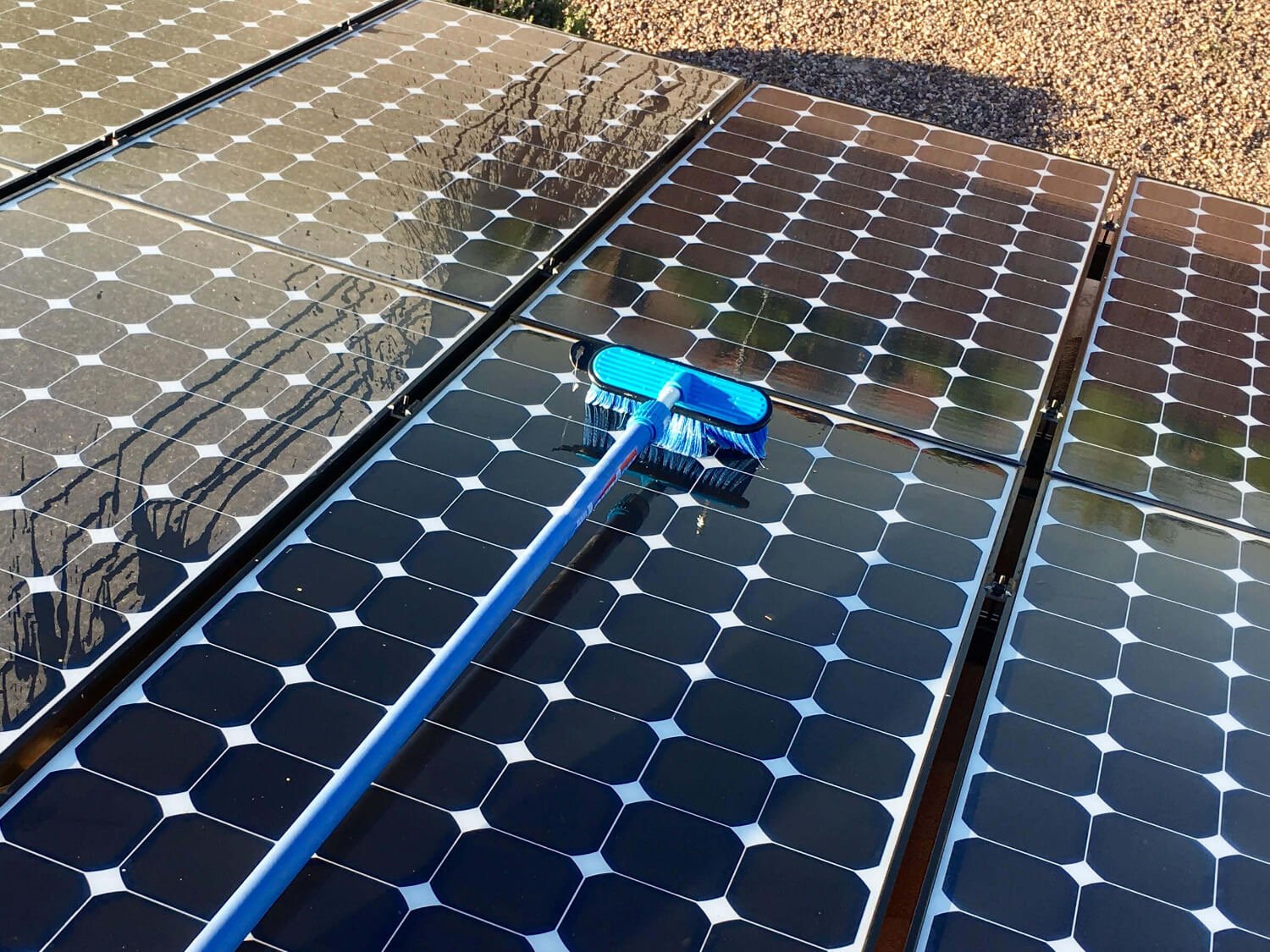 Solar photovoltaic panels, representing CE Global’s clean energy focus